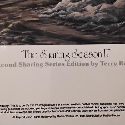 Terry Redlin - Sharing Season II - Signed