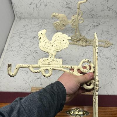 Reproduction Rooster Wall Hooks