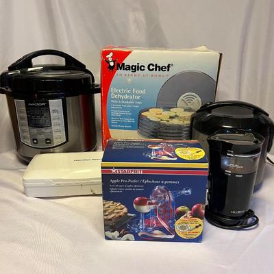 Pressure Cooker, Electric Food Dehydrator, Rice Cooker & More (DR-RG)