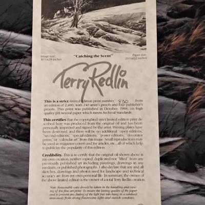 Catching the Scent. Signed/Numbered 830/2400 Strict Limited/COA
