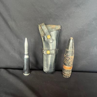 Leather Holster, Ammo & Shells (O-MG)