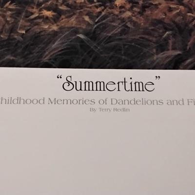 Terry Redlin Summertime signed/numbered 15823/24900