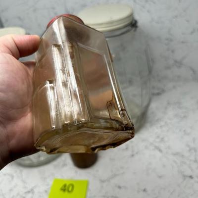 Vintage Pickle Barrel Jars + more