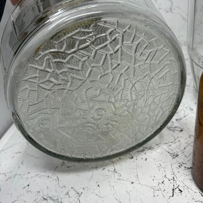 Vintage Pickle Barrel Jars + more