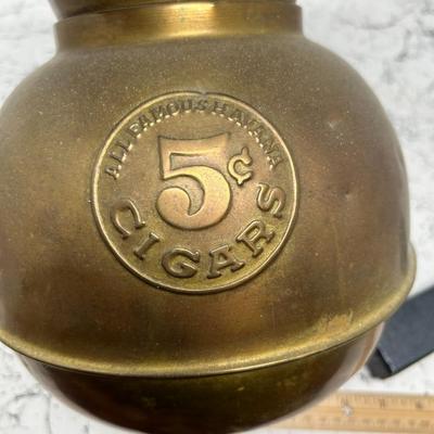 Antique Brass Spittoon