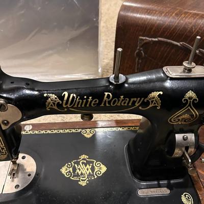 White Rotary Sewing Machine