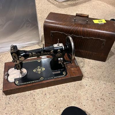 White Rotary Sewing Machine