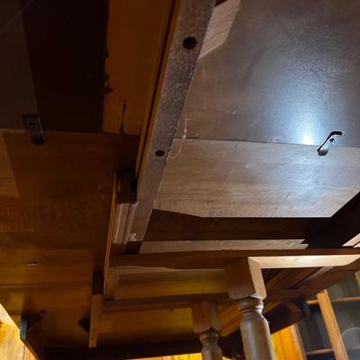 Rococo Style Expandable Wooden Dining Table (K-RG)