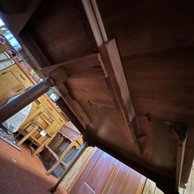 Rococo Style Expandable Wooden Dining Table (K-RG)