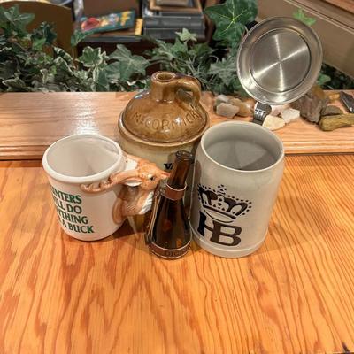 Growler, Stein, Mug, And Flask
