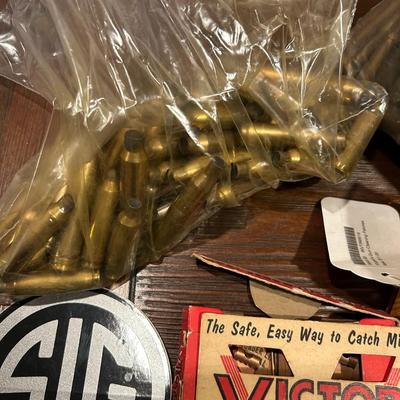 Gun Cleaners, Used Shells, Gun Stickers