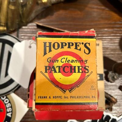 Gun Cleaners, Used Shells, Gun Stickers