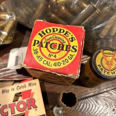 Gun Cleaners, Used Shells, Gun Stickers
