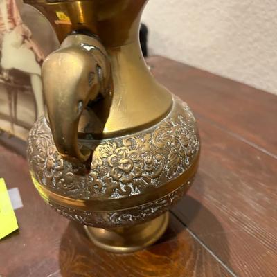 Brass Vase, and Picture