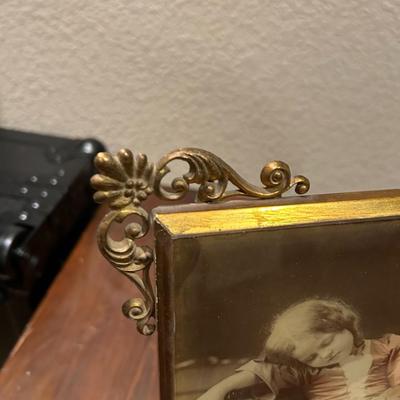Brass Vase, and Picture
