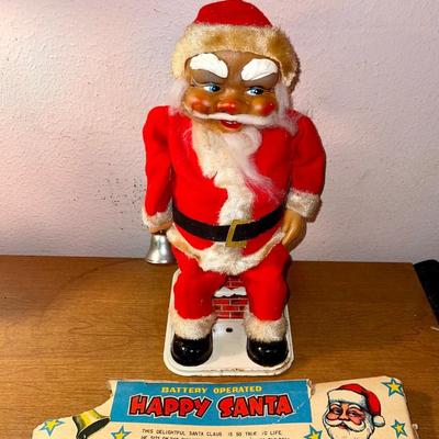 Antique tin wind up toy