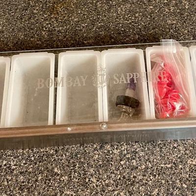 Bombay sapphire bar tray