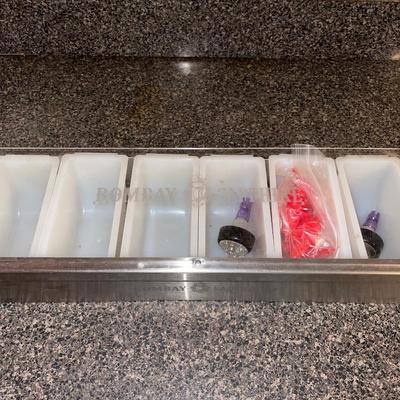 Bombay sapphire bar tray