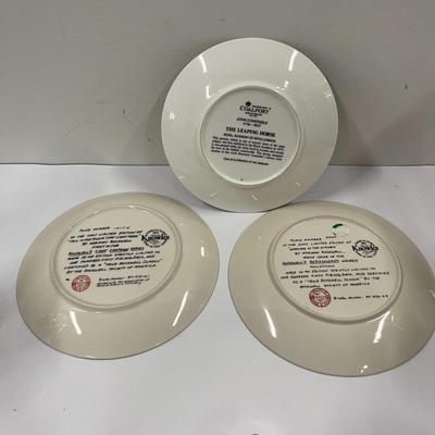 Lot of 3 Collector's Plates