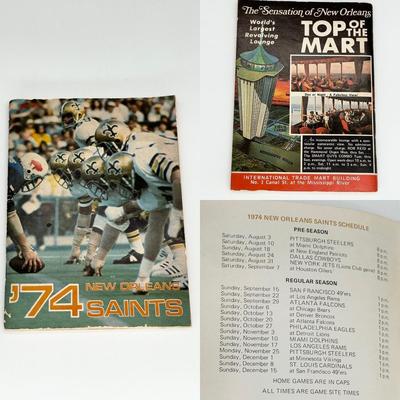 1971,72,73 & 74 New Orleans Saints Media Guide