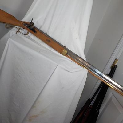 Springfield Hawken Black powder 59CL-66 in./ est. $200 to $500.