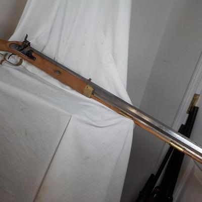 Springfield Hawken Black powder 59CL-66 in./ est. $200 to $500.