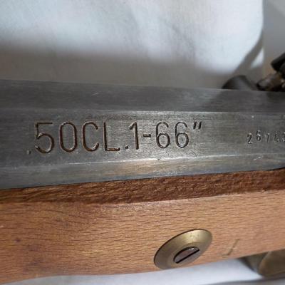 Springfield Hawken Black powder 59CL-66 in./ est. $200 to $500.