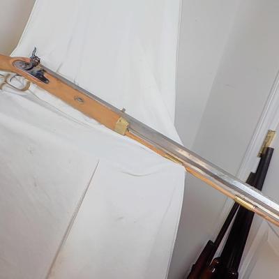 Springfield Hawken Black powder 59CL-66 in./ est. $200 to $500.