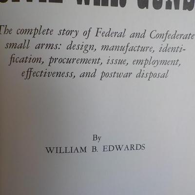 2 Hard cover books Confederate Arms and Civil War Guns.,