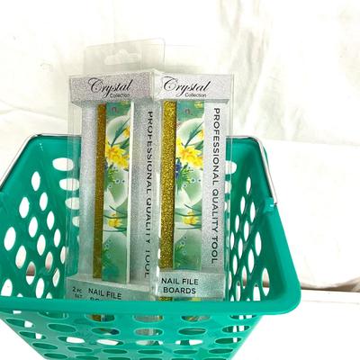 335 Basket with New Nail Boards and Candied Nail Decor