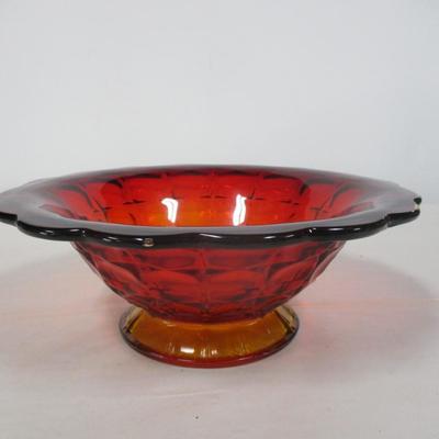 Vintage Indiana Glass Flared Bowl