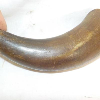 1850 Powder horn for small caliber small arms.