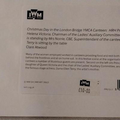 Christmas Day in The London Bridge YMCA Canteen ( Matted)- Clare Atwood