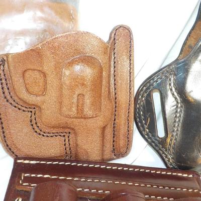 Bianchi Holsters (5) all new condition. est. $25 to $45.