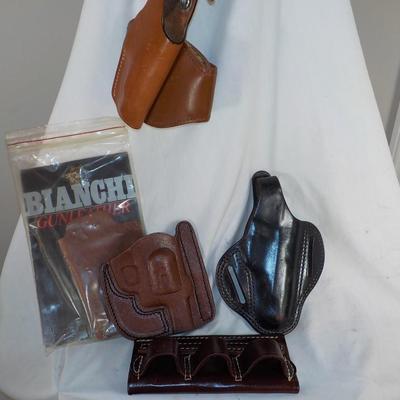 Bianchi Holsters (5) all new condition. est. $25 to $45.