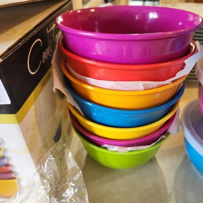 10 Cook's Tools Melamine Mixing Bowls w Lids