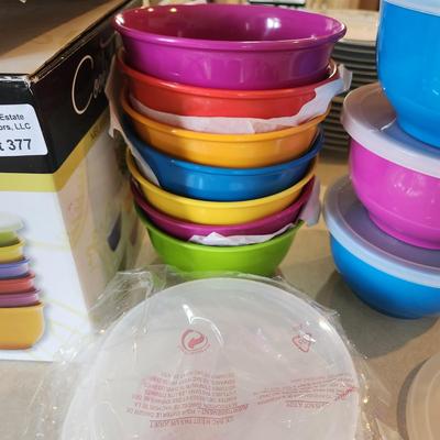 10 Cook's Tools Melamine Mixing Bowls w Lids