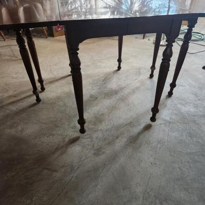 Solid Wood Drop Leaf Table Double Gateleg 72x45x30
