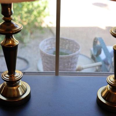 34" Tall Underwriters Labortories Portable Lamps (2)