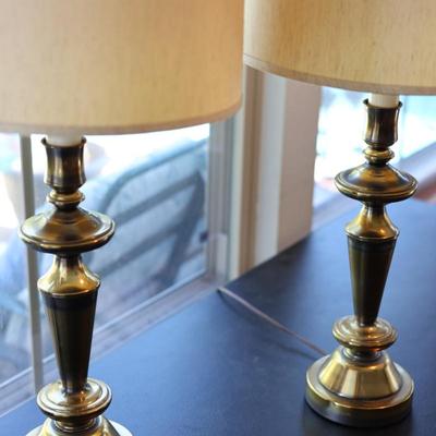 34" Tall Underwriters Labortories Portable Lamps (2)