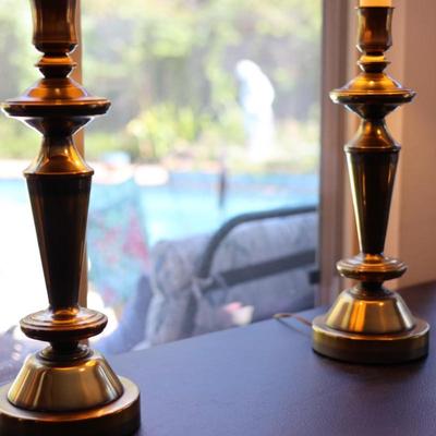 34" Tall Underwriters Labortories Portable Lamps (2)