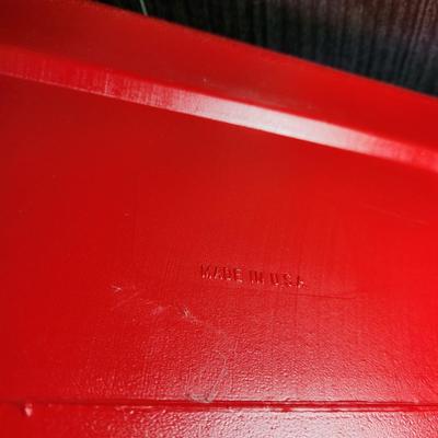 Cooper Tools Red Igloo Cooler Chest 1995 Made in USA