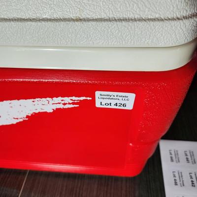 Cooper Tools Red Igloo Cooler Chest 1995 Made in USA