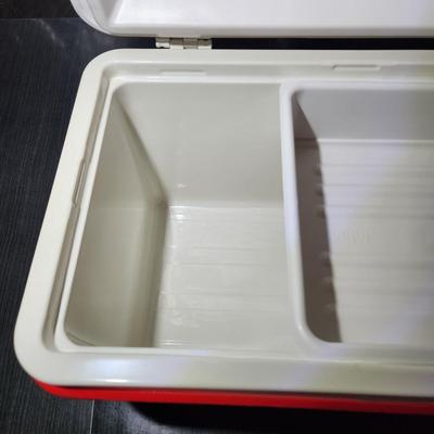 Cooper Tools Red Igloo Cooler Chest 1995 Made in USA