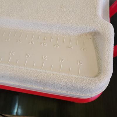 Cooper Tools Red Igloo Cooler Chest 1995 Made in USA