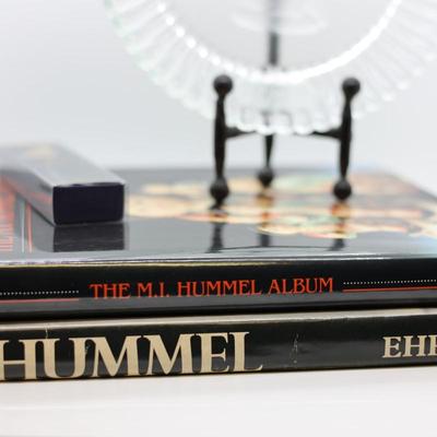 HUMMEL - (1) 1978 Praying Girl Plate (2) Hummel Books, (2) Collectible Spoons