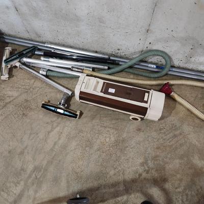 Vintage Electrolux Canister Vacuum Cleaner Working