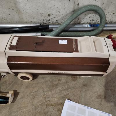 Vintage Electrolux Canister Vacuum Cleaner Working