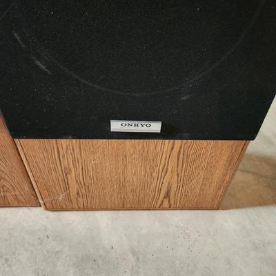Onkyo Bass Reflex Speaker System Fusion AV s-61 12" 4 way Speaker System