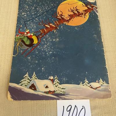 1947 Vintage Santa Claus